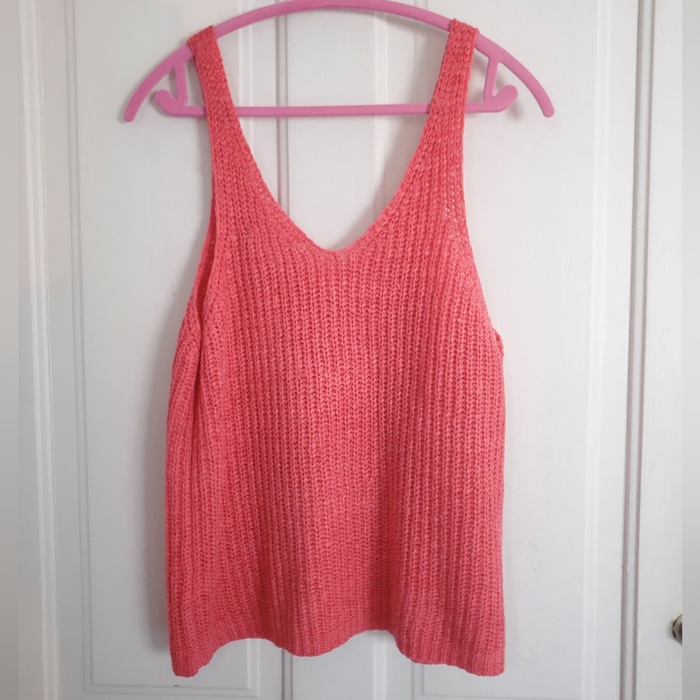 Harper Coral Knit Tank